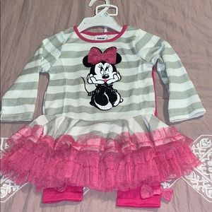 Toddler girl mini mouse set